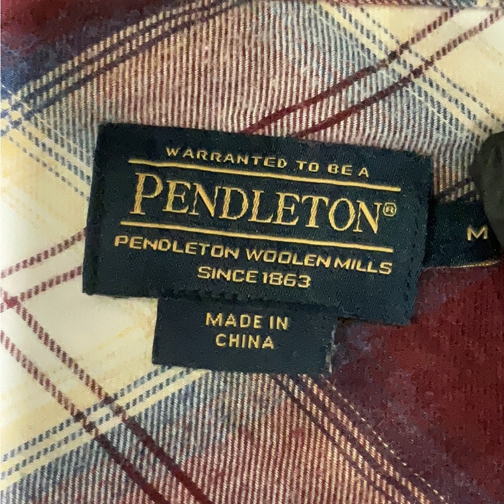 Pendleton Button-Up Shirt - Medium - image 3